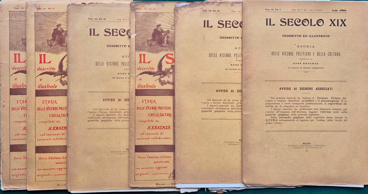 Il secolo XIX descritto e illustrato - 1900 - Nn. …