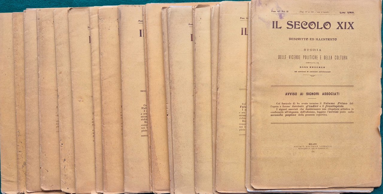 Il secolo XIX descritto e illustrato - 1901 - Nn. …