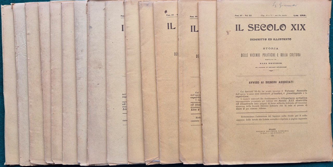 Il secolo XIX descritto e illustrato - 1903 - Nn. …