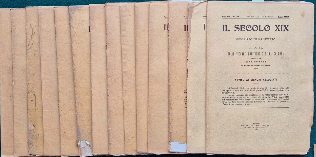 Il secolo XIX descritto e illustrato - 1904 - Nn. …