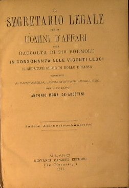 Il segretario legale per gli uomini d'affari