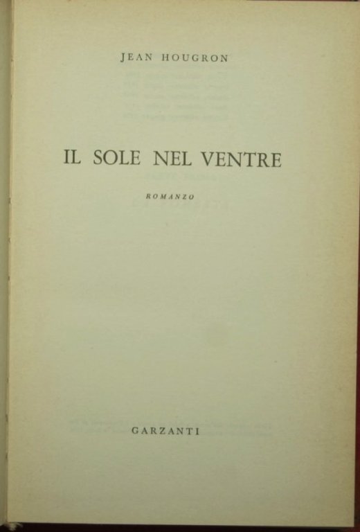 Il sole nel ventre