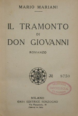 Il tramonto di Don Giovanni | Immagine Gallery 2