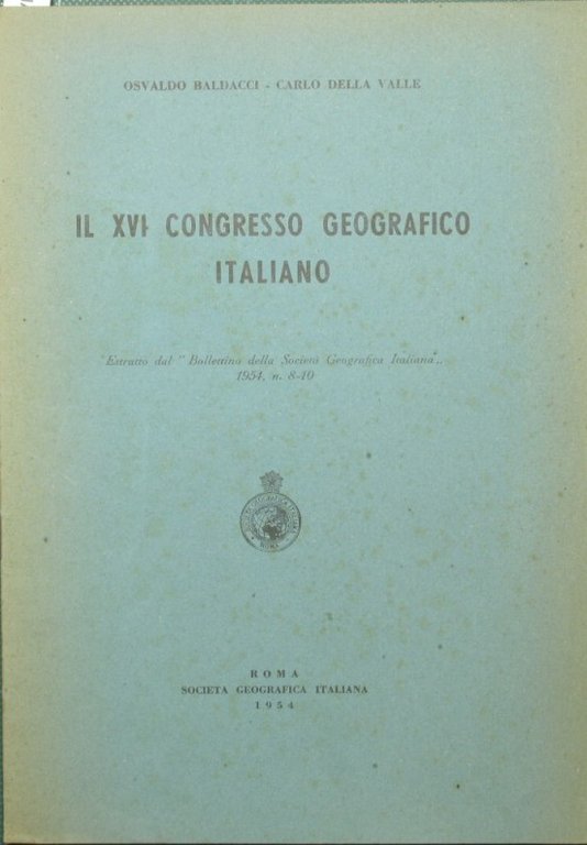 Il XVI Congresso geografico italiano | Immagine Gallery 2