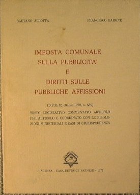 Imposta comunale sulla pubblicità e diritti sulle affissioni