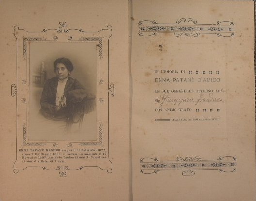 In memoria di Enna Patanè D'amico