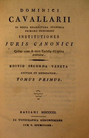 Institutiones juris canonici