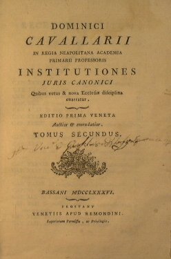 Institutiones juris canonici