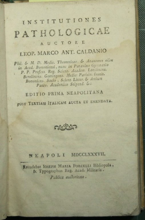 Institutiones pathologicae