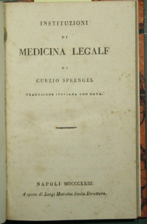Instituzioni di medicina legale