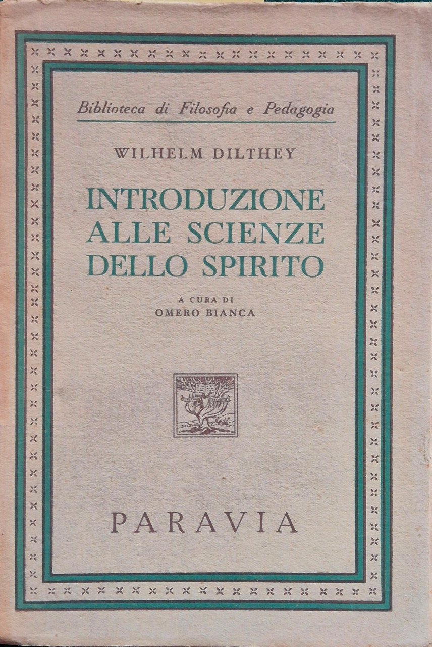 Introduzione alle scienze dello spirito | Immagine principale
