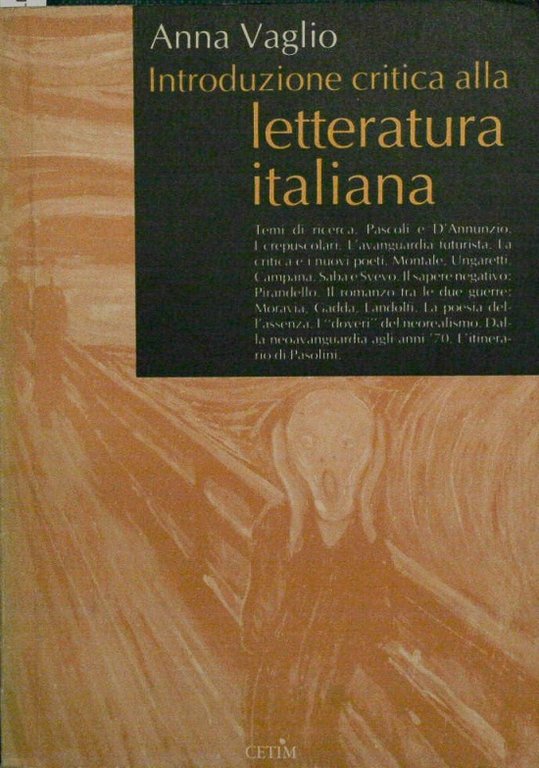 Introduzione critica alla letteratura italiana