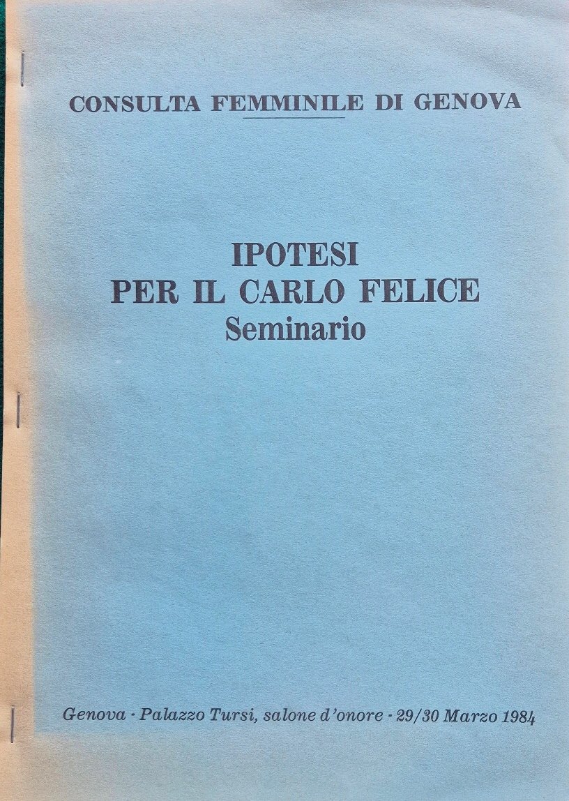 Ipotesi per il Carlo Felice
