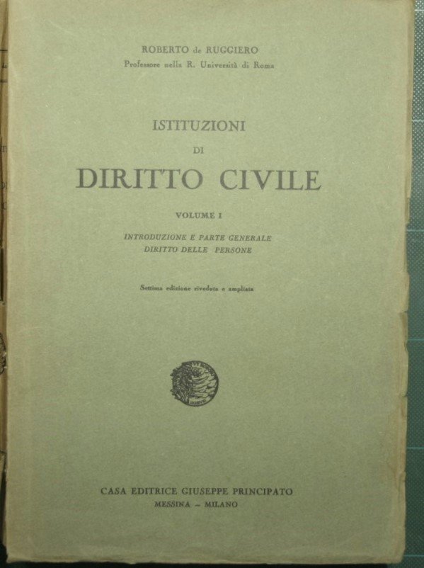 Istituzioni di diritto civile