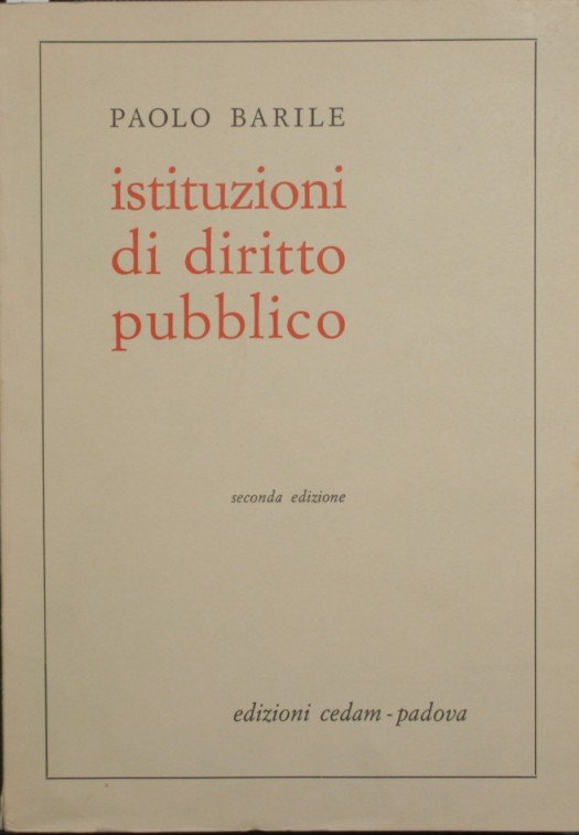 Istituzioni di diritto pubblico