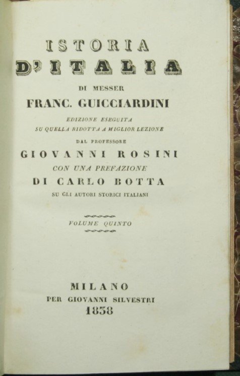 Istoria d'Italia - Vol. V