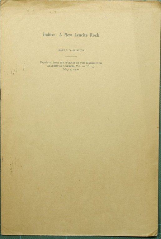 Italite: a new leucite rock