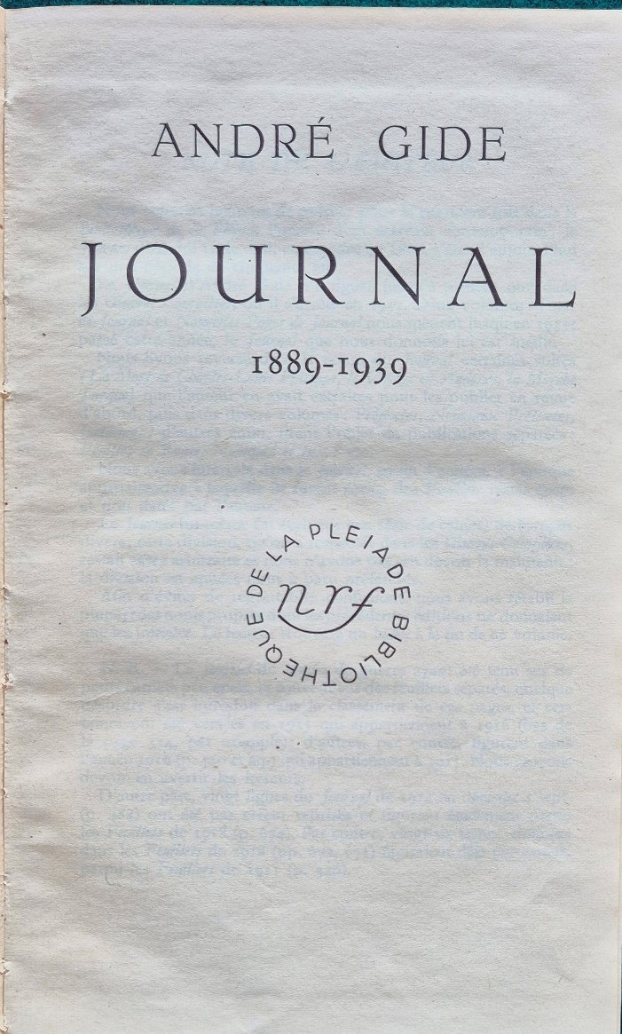 Journal - 1889-1939