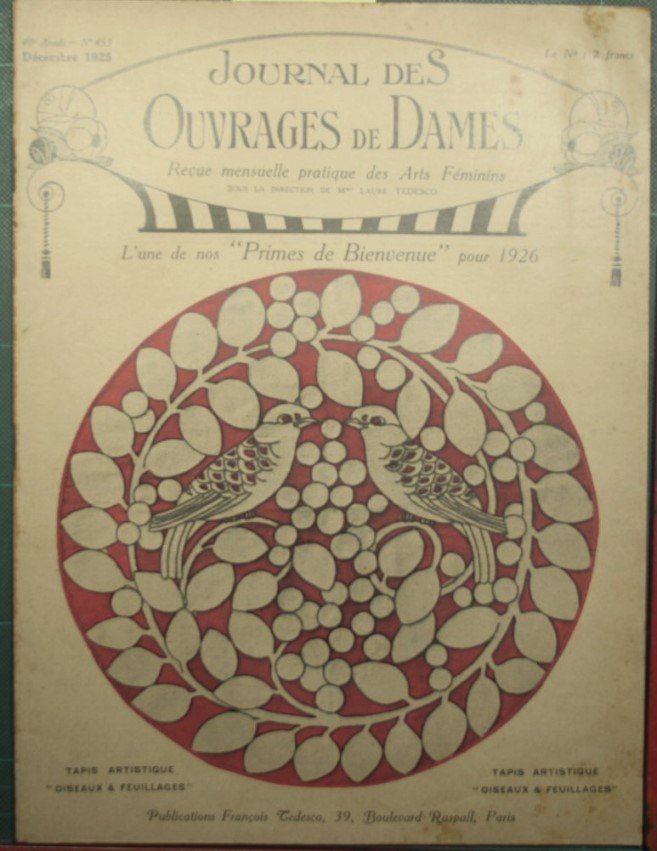 Journal des ouvrages de dames - Decembre 1925