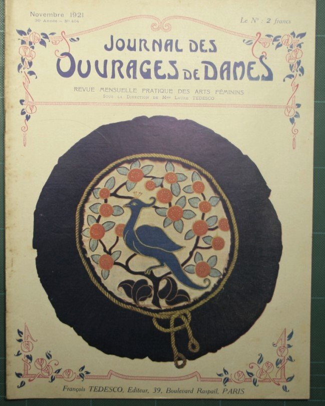 Journal des ouvrages de dames - Novembre 1921