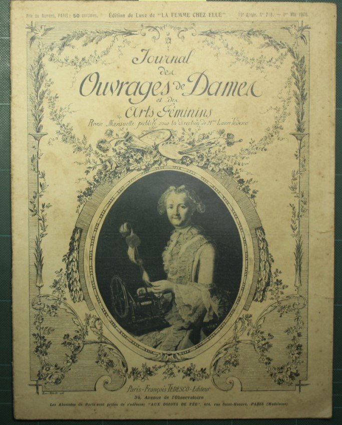 Journal des ouvrages de dames et des arts feminins - …