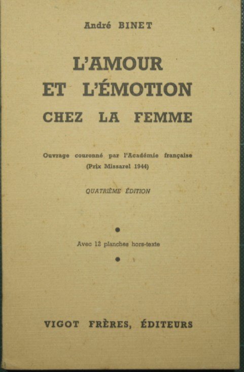 L'amour et l'emotion chez la femme