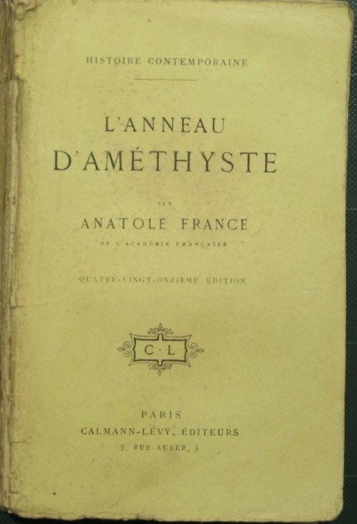 L'anneau d'améthyste