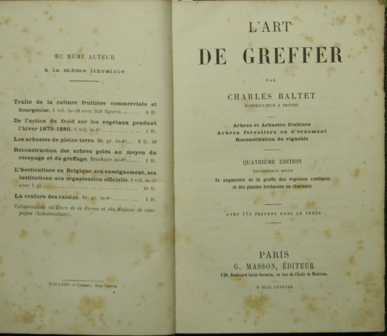 L'art de greffer