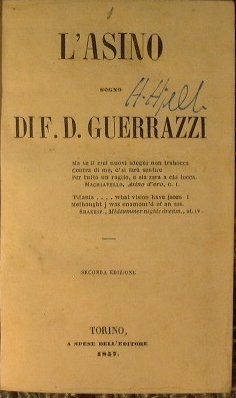 L'asino sogno di F. D. Guerrazzi