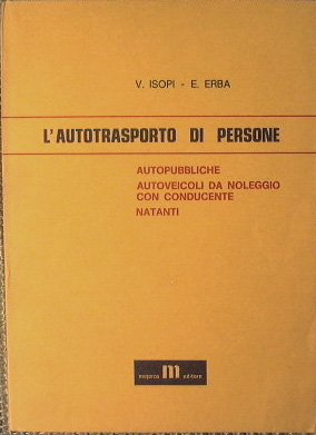 L'autotrasporto di persone