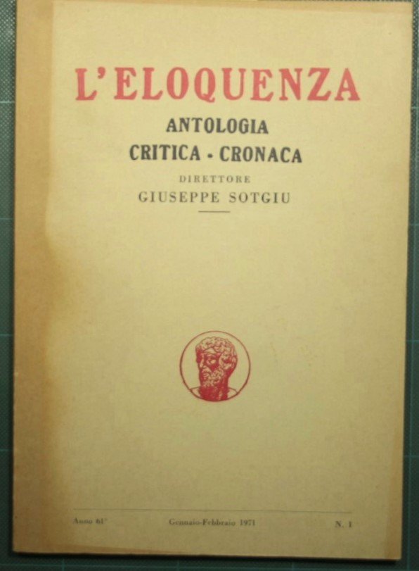L'eloquenza - Anno 61 - Gennaio-Febbraio 1971 - N. 1