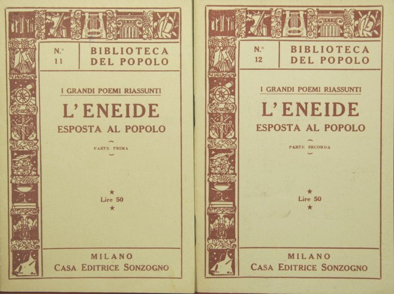 L'Eneide esposta al popolo