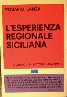 L'esperienza Regionale Siciliana