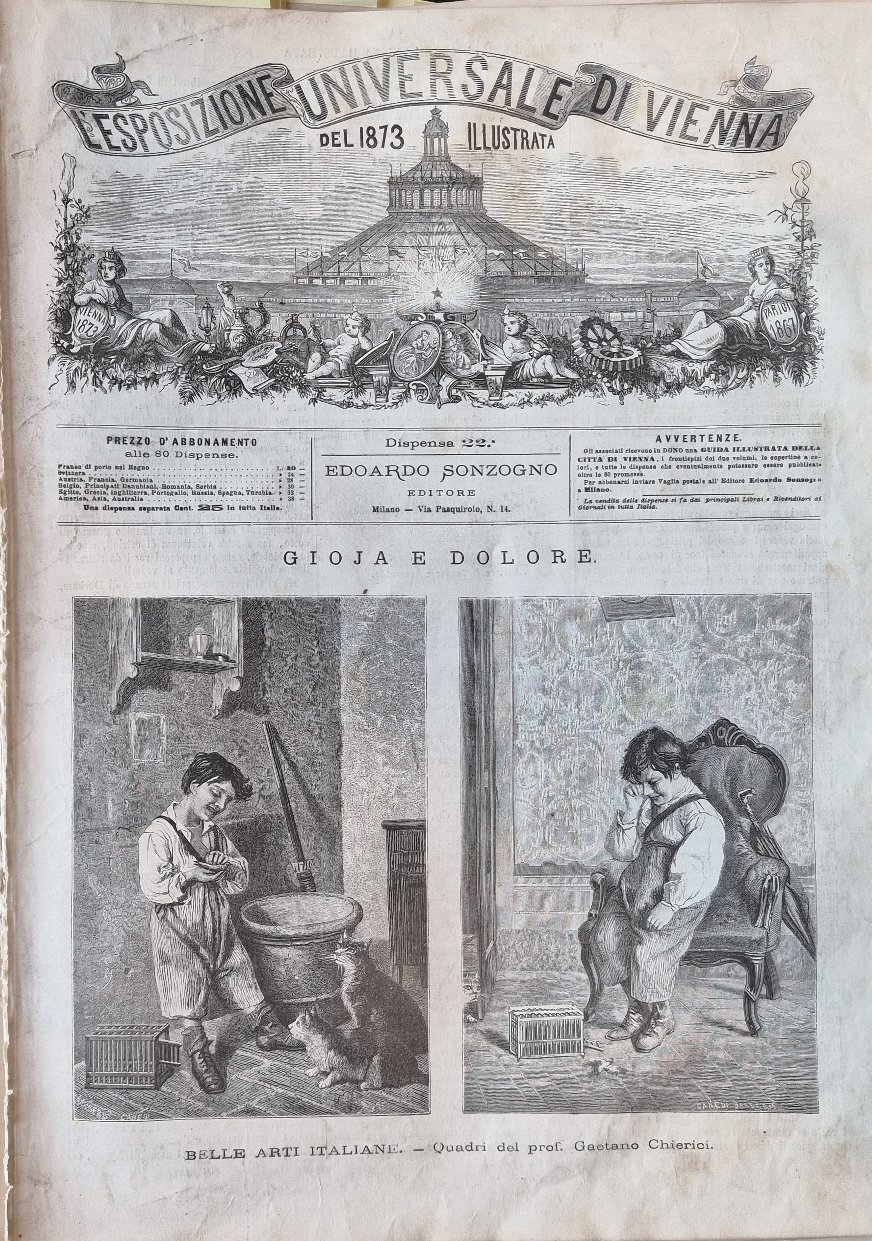 L'Esposizione Universale di Vienna del 1873 illustrata - Dispensa n.22