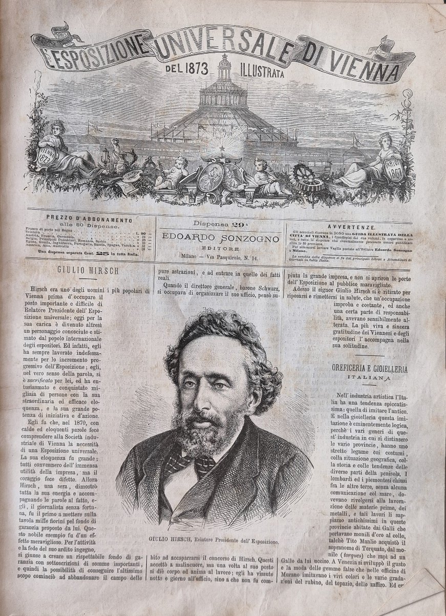 L'Esposizione Universale di Vienna del 1873 illustrata - Dispensa n.29
