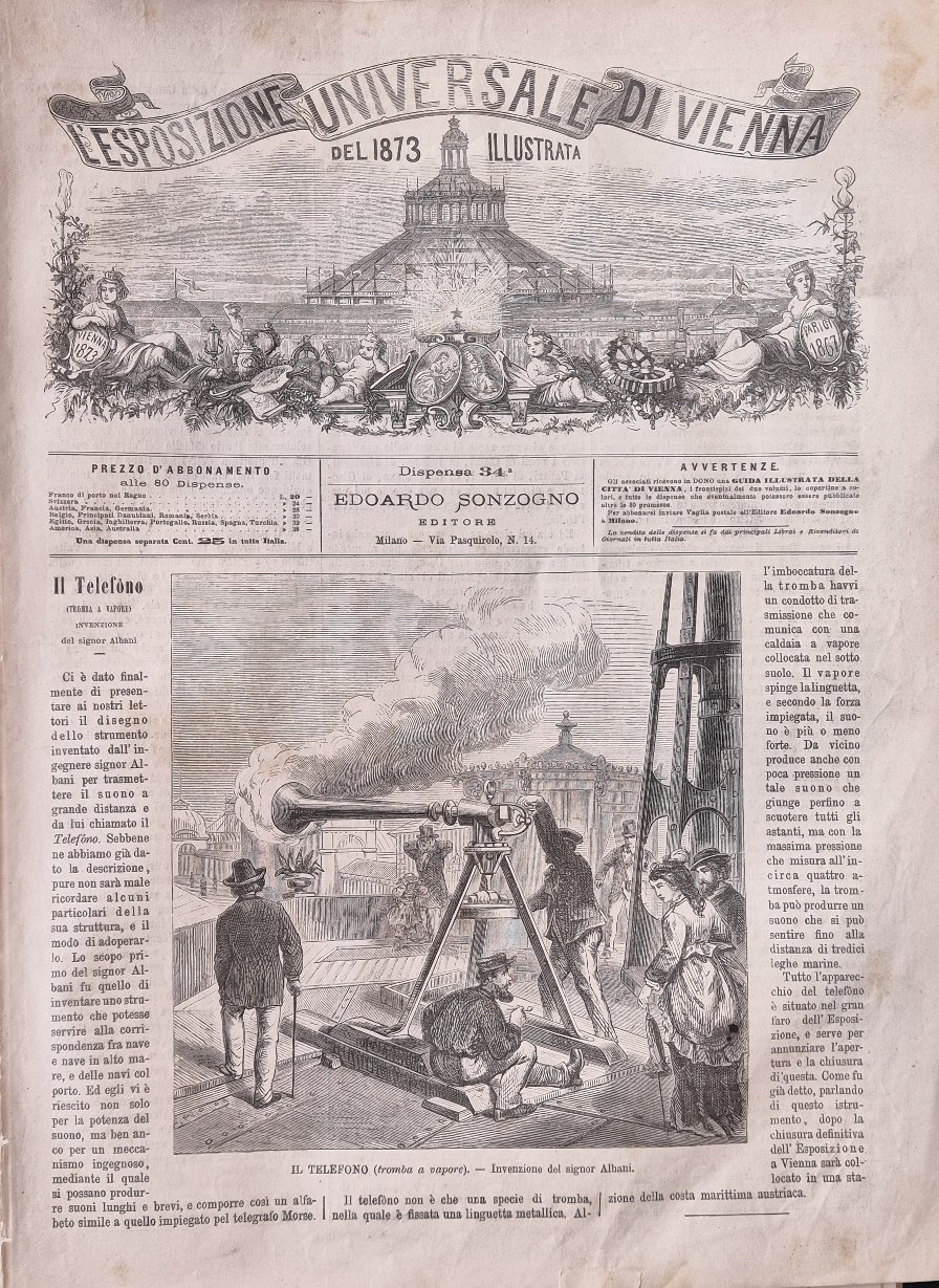 L'Esposizione Universale di Vienna del 1873 illustrata - Dispensa n.34