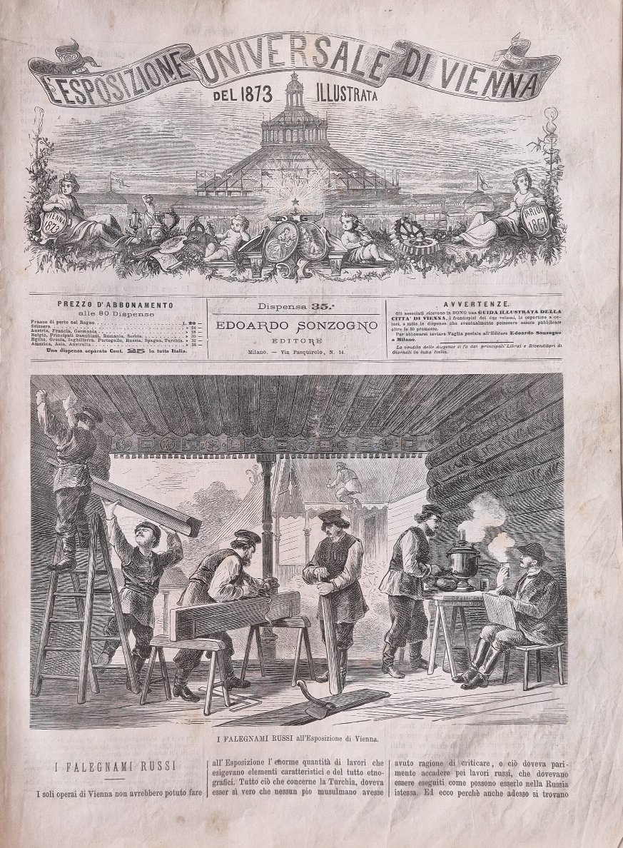 L'Esposizione Universale di Vienna del 1873 illustrata - Dispensa n.35
