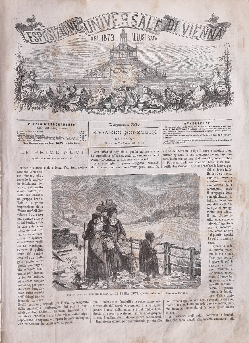 L'Esposizione Universale di Vienna del 1873 illustrata - Dispensa n.39