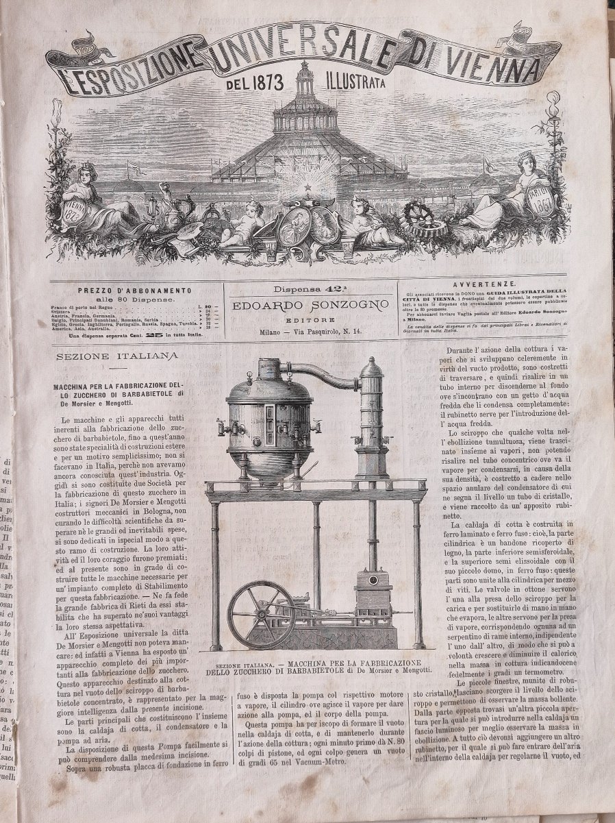 L'Esposizione Universale di Vienna del 1873 illustrata - Dispensa n.42