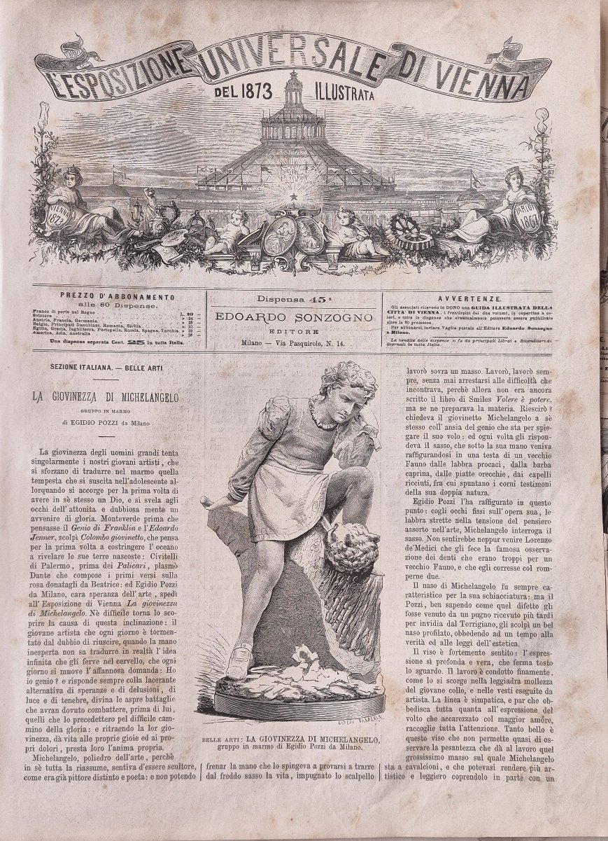 L'Esposizione Universale di Vienna del 1873 illustrata - Dispensa n.45