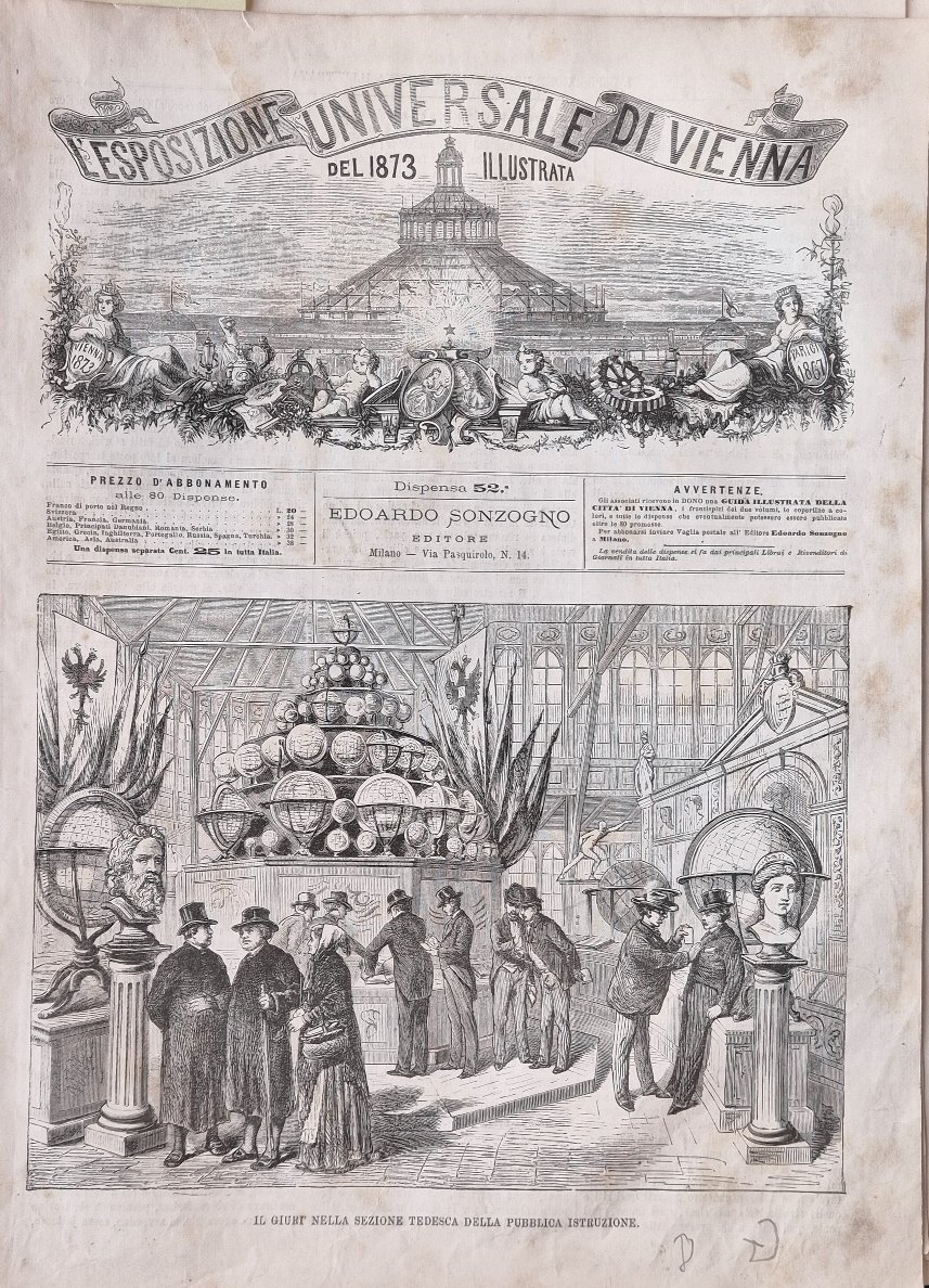 L'Esposizione Universale di Vienna del 1873 illustrata - Dispensa n.52