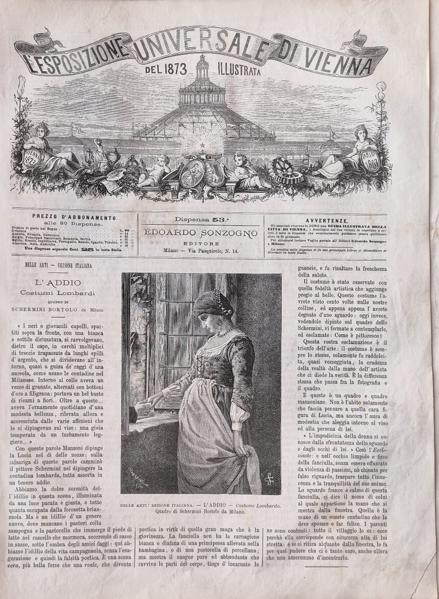 L'Esposizione Universale di Vienna del 1873 illustrata - Dispensa n.53