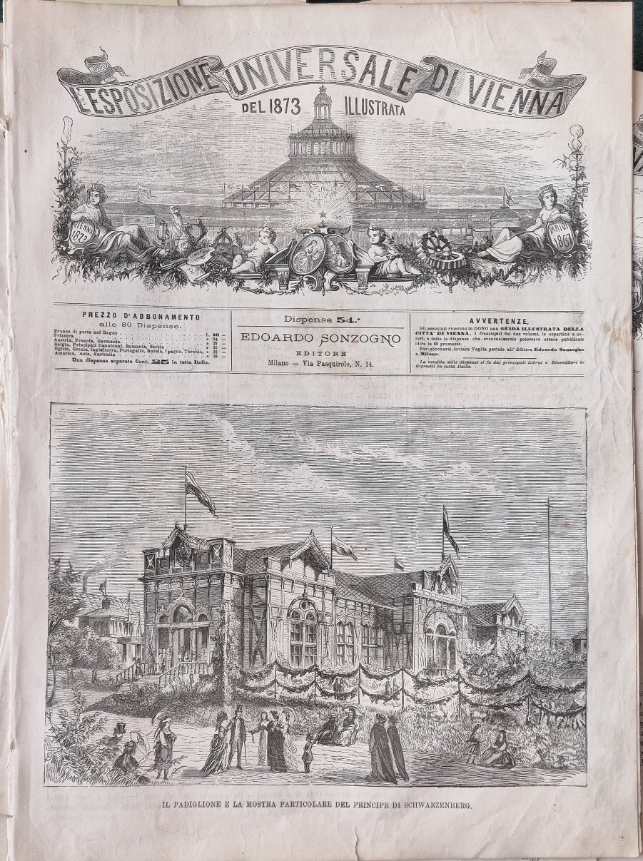 L'Esposizione Universale di Vienna del 1873 illustrata - Dispensa n.54