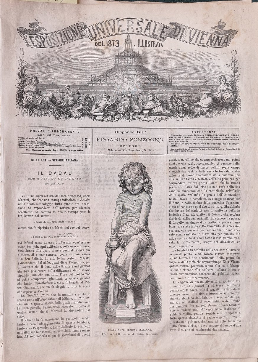 L'Esposizione Universale di Vienna del 1873 illustrata - Dispensa n.60