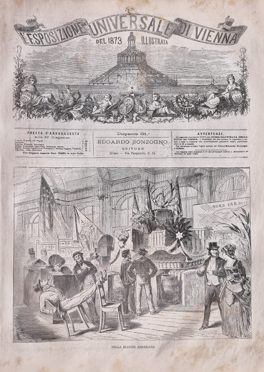 L'Esposizione Universale di Vienna del 1873 illustrata - Dispensa n.61