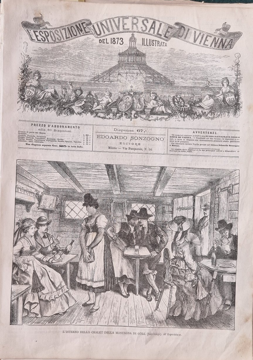 L'Esposizione Universale di Vienna del 1873 illustrata - Dispensa n.67