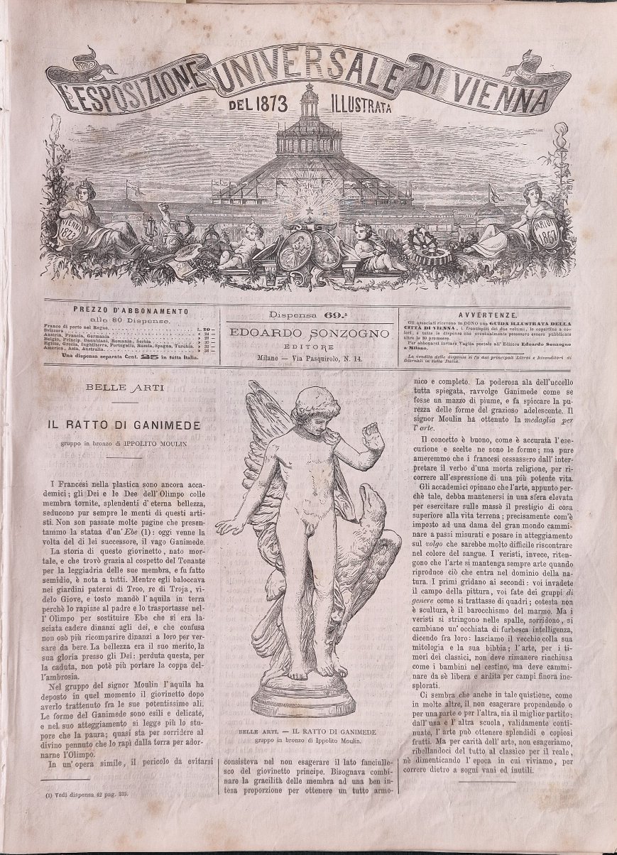 L'Esposizione Universale di Vienna del 1873 illustrata - Dispensa n.69