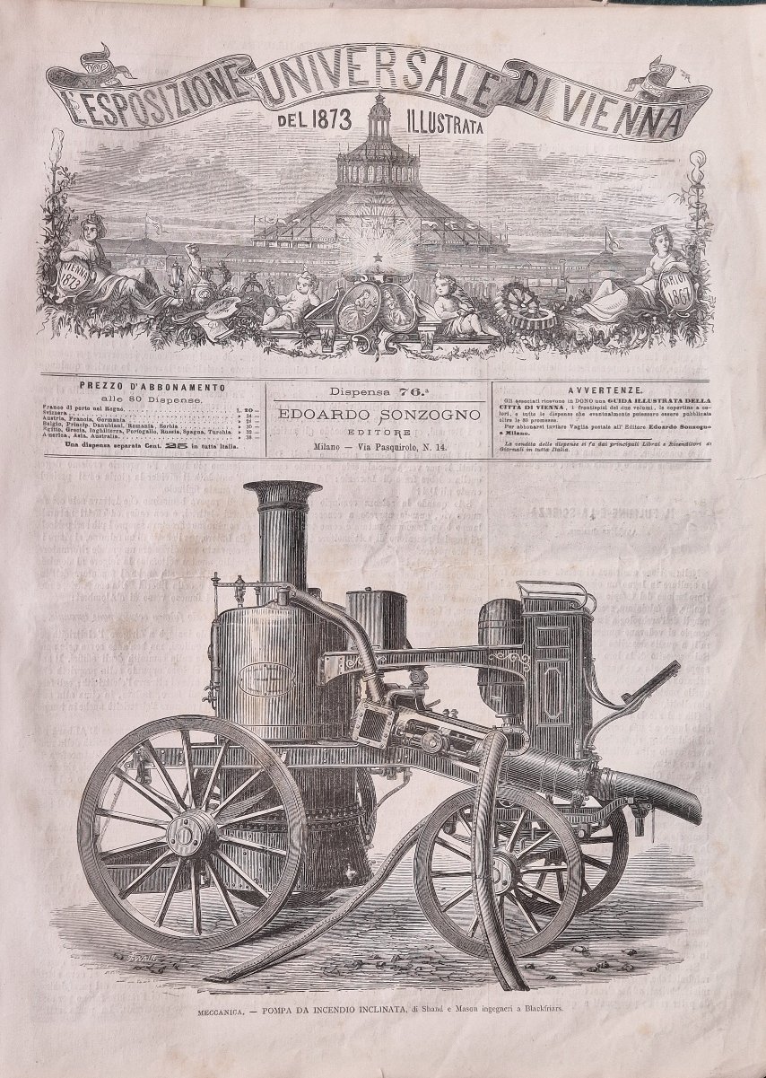 L'Esposizione Universale di Vienna del 1873 illustrata - Dispensa n.76