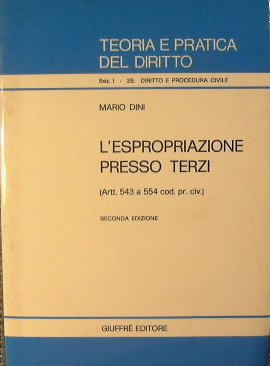 L'espropriazione presso terzi