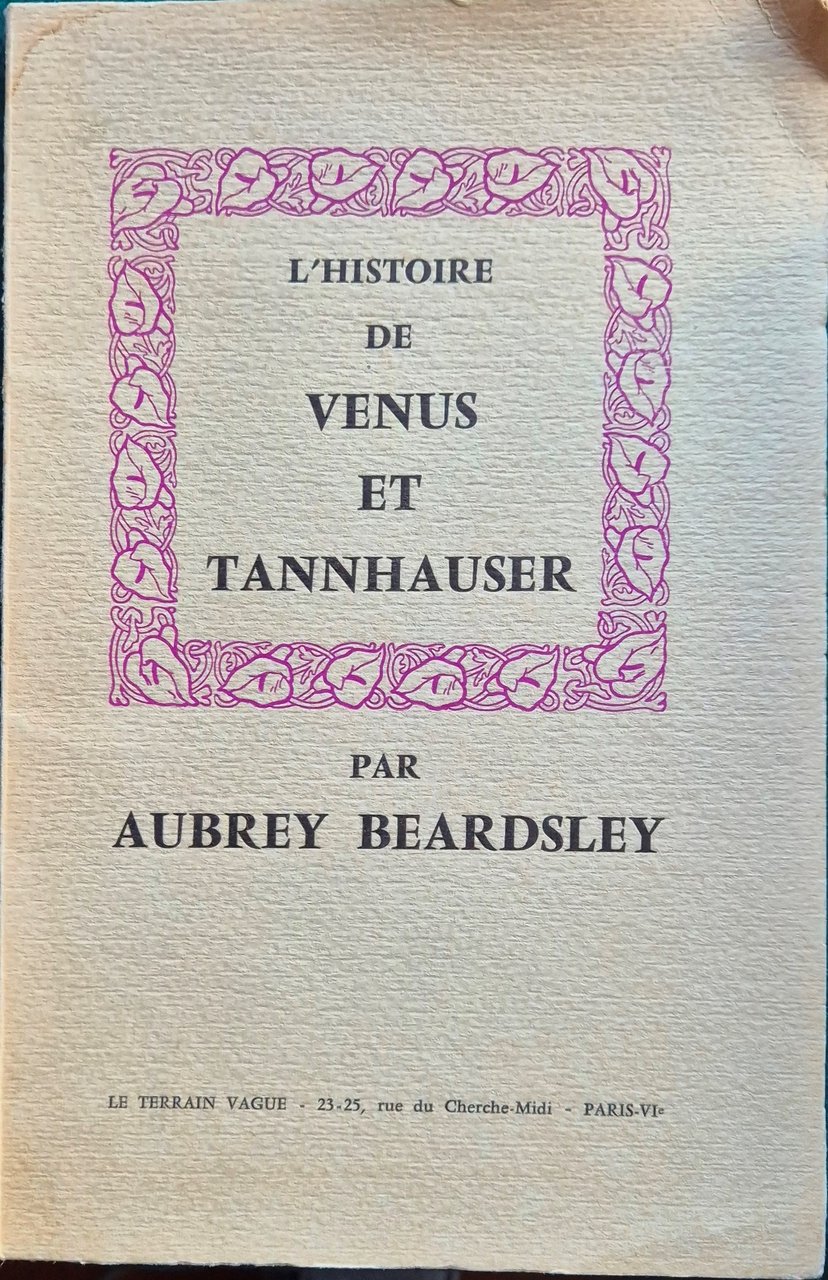 L'histoire de Venus et Tannhauser